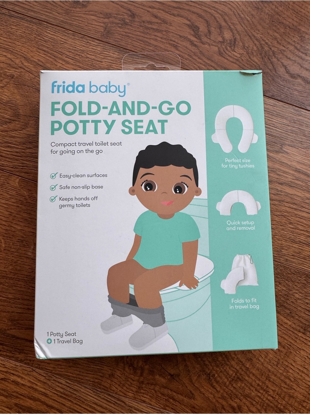 Frida baby fold & go potty seat
